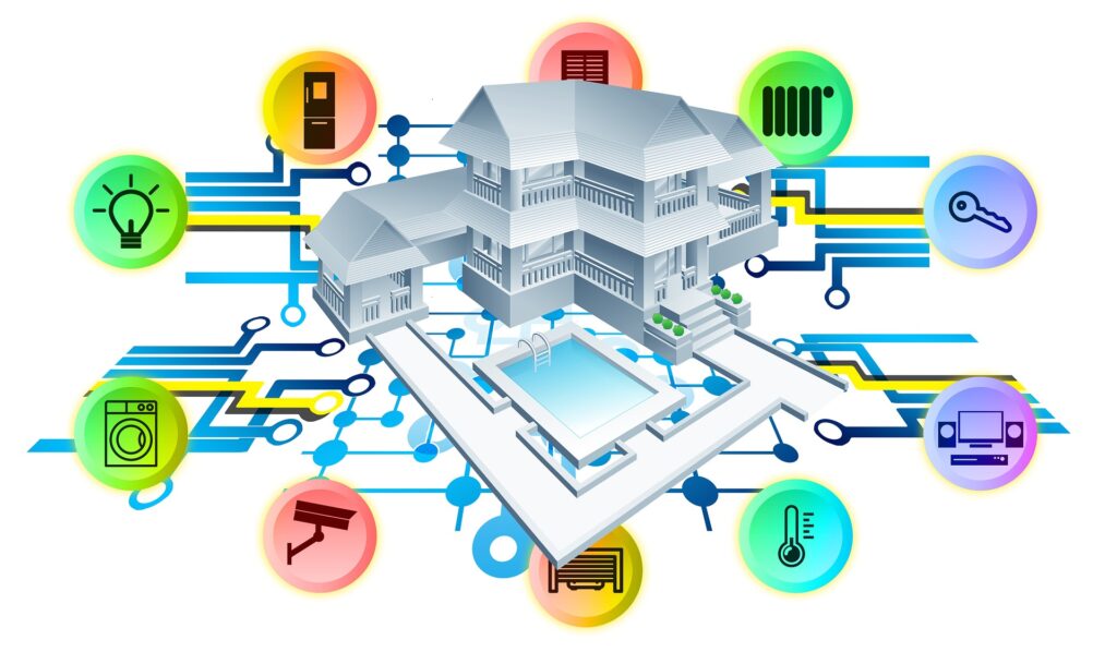 Smart Home_Conectividad de todos los elementos de la cada a través de dispositivos móviles